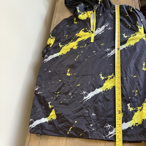 NBA Men's Medium 1/4 Quarter Zip Up Hooded Pullover Jacket Pockets - Picture 7 of 7